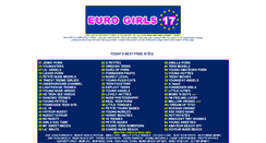Desktop Screenshot of eurogirls17.com